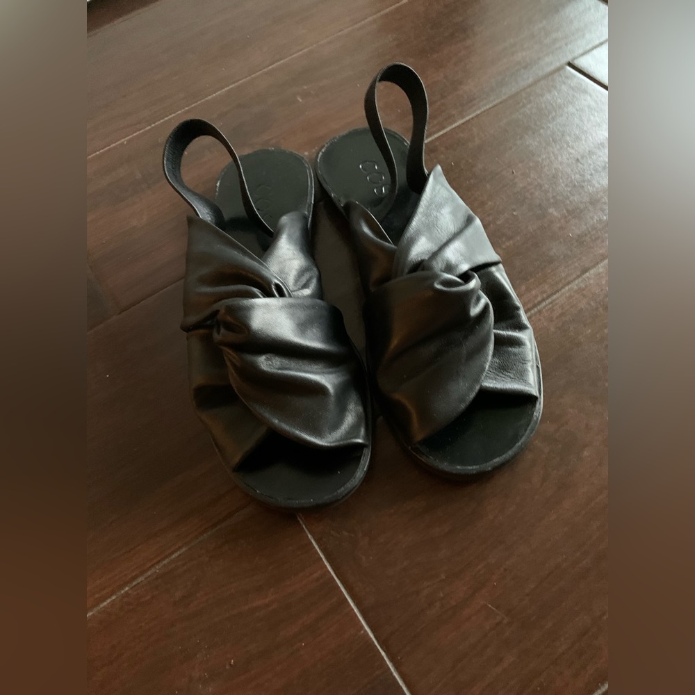 COS wrapped sling backs, flats, sandals, 37, US 6